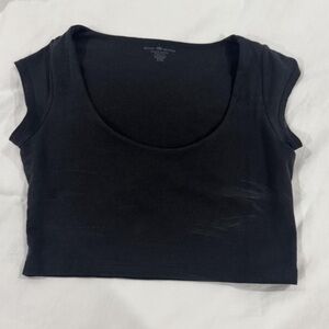 Brandy Melville Classic Black Crop Top